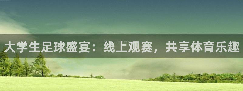 大学生足球盛宴：线上观赛，共享体育乐趣